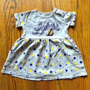 NWOT - LA Lakers Toddler Dress (Size 24 Months)
